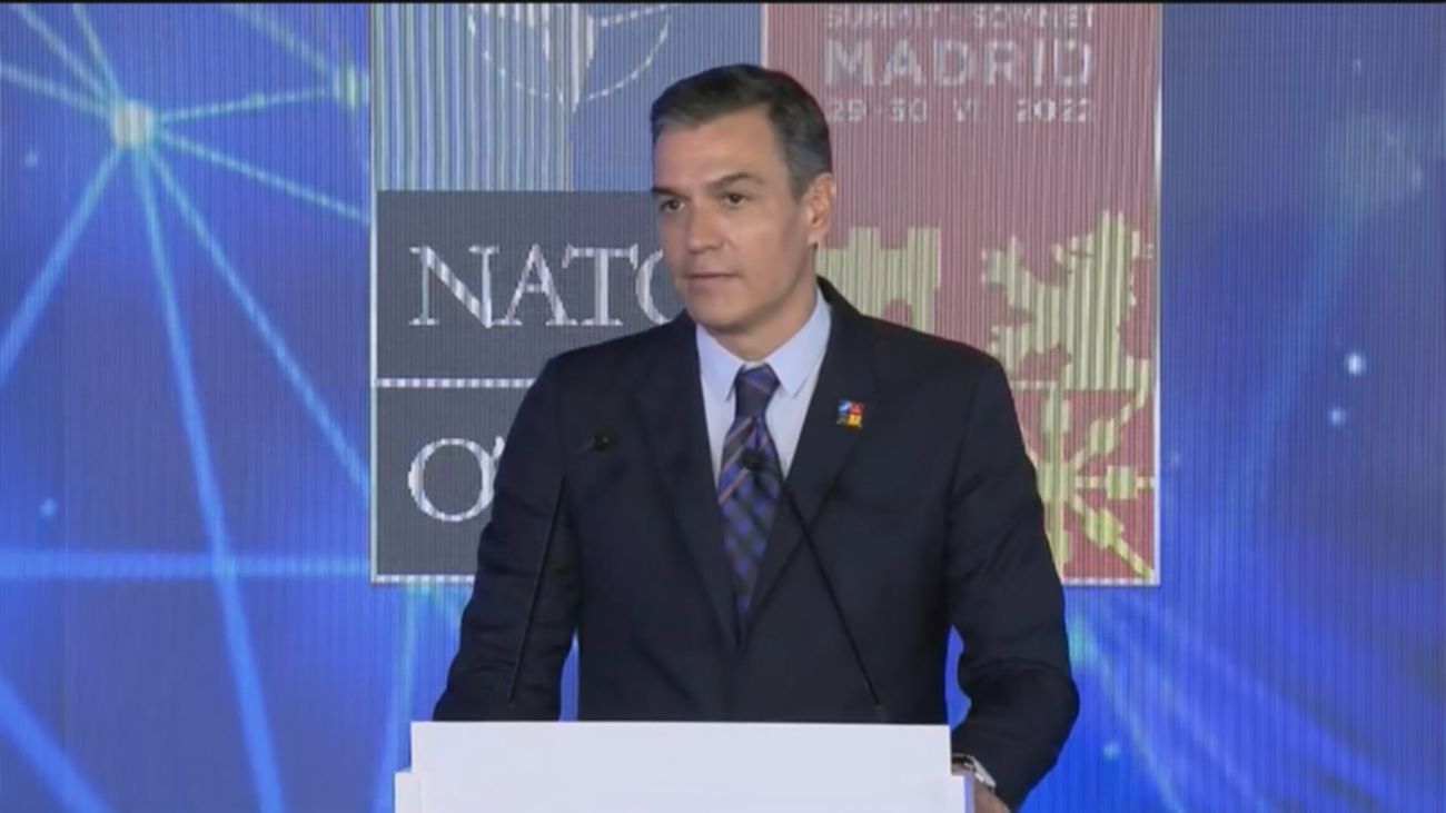 Pedro Sánchez en la Cumbre de la OTAN de Madrid