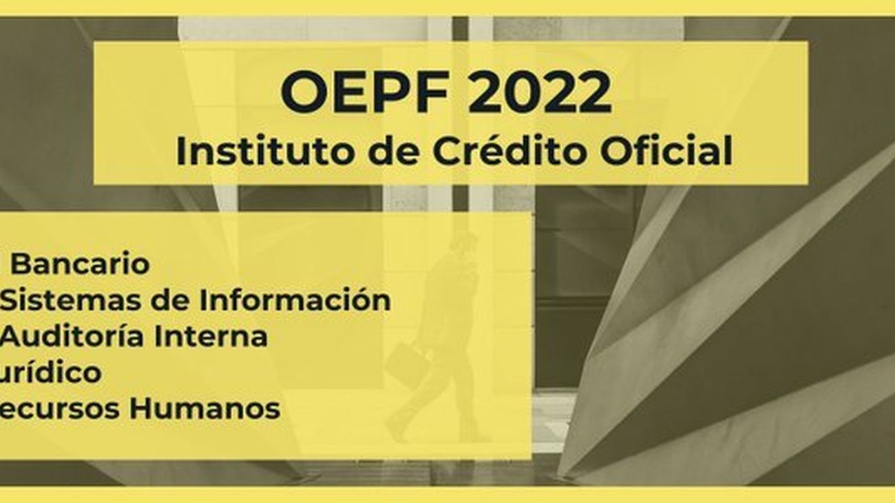 Oferta de empleo en el ICO para 25 técnicos