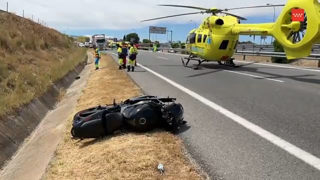 Muere un motorista en un accidente de tráfico en la M-501