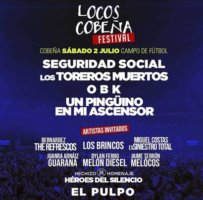Cartel de 'Festival Locos Cobeña' / AYUNTAMIENTO DE COBEÑA