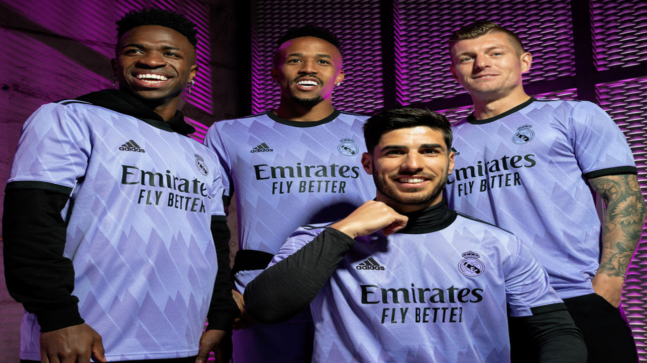 El Real Madrid vuelve al morado en su equipación visitante
