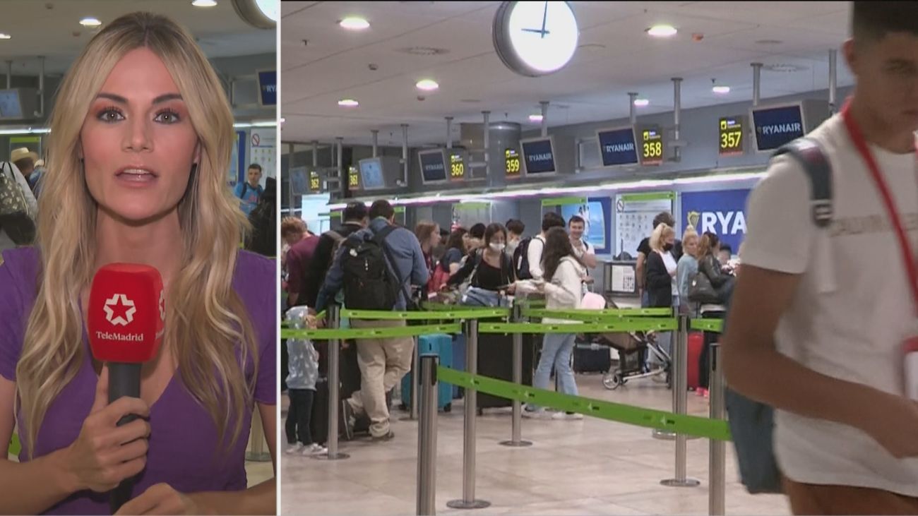 Operación salida también en el aeropuerto, con vuelos cancelados por las huelgas de Easyjet y Ryanair