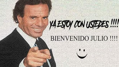 Ya empezó julio… y con él los memes de Julio Iglesias