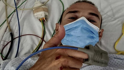 Alejandro Valverde, atropellado intencionadamente mientras entrenaba en Murcia