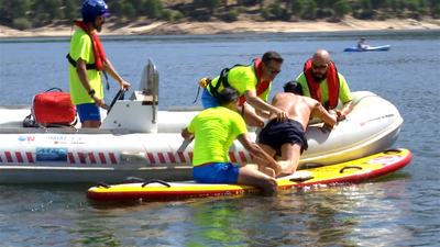Así interviene el Summa 112 ante un ahogamiento en el pantano de San Juan
