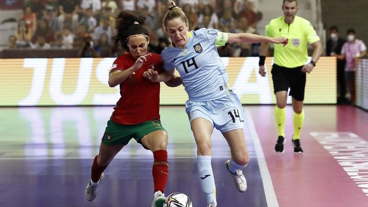 Final de la Eurocopa de fútbol sala femenino entre las selecciones de España y Portugal / EFE