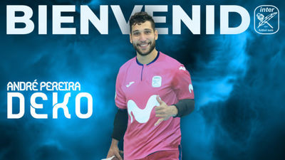 El portero brasileño Deko, nuevo jugador del Movistar Inter