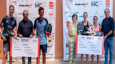 Alonso Rodríguez-Pablo García y Carla Mesa-Claudia Jensen, campeones absolutos de Madrid de pádel