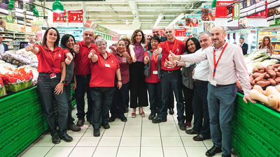 Díaz Ayuso felicita a Alcampo por sus 40 años en la región