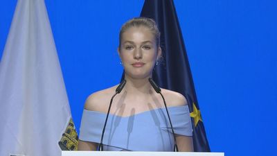 La princesa Leonor lamenta la "destrucción  e incertidumbre" ocasionada por la guerra de Ucrania