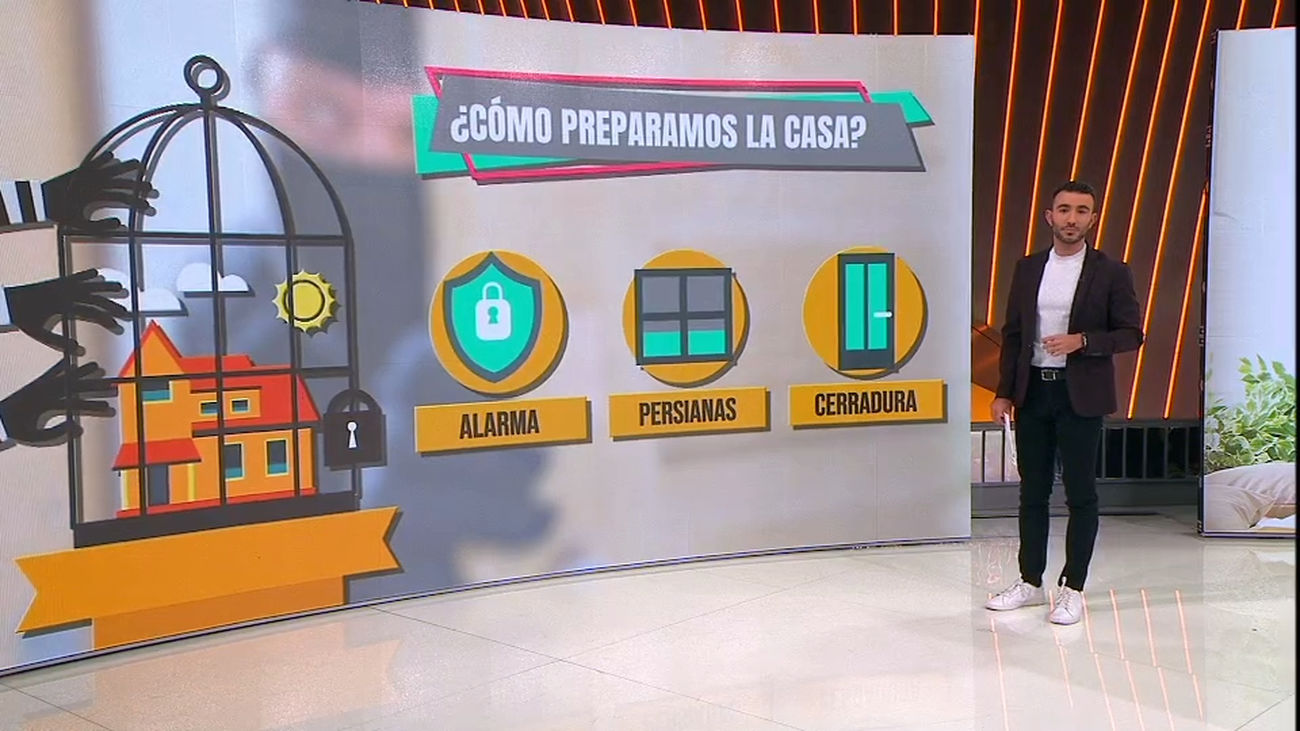 Cómo evitar robos en casa durante el verano