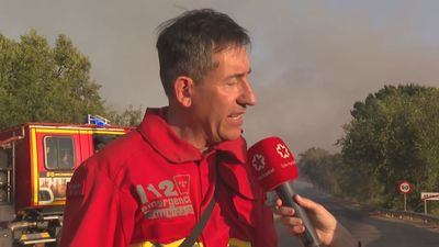 Luis Serrano sobre el incendio de Aranjuez: "No hay ninguna persona herida ni intoxicada"