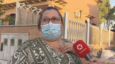 La vía férrea hizo de cortafuegos y salvó las viviendas de la urbanización 'Los Jardines de Godoy'