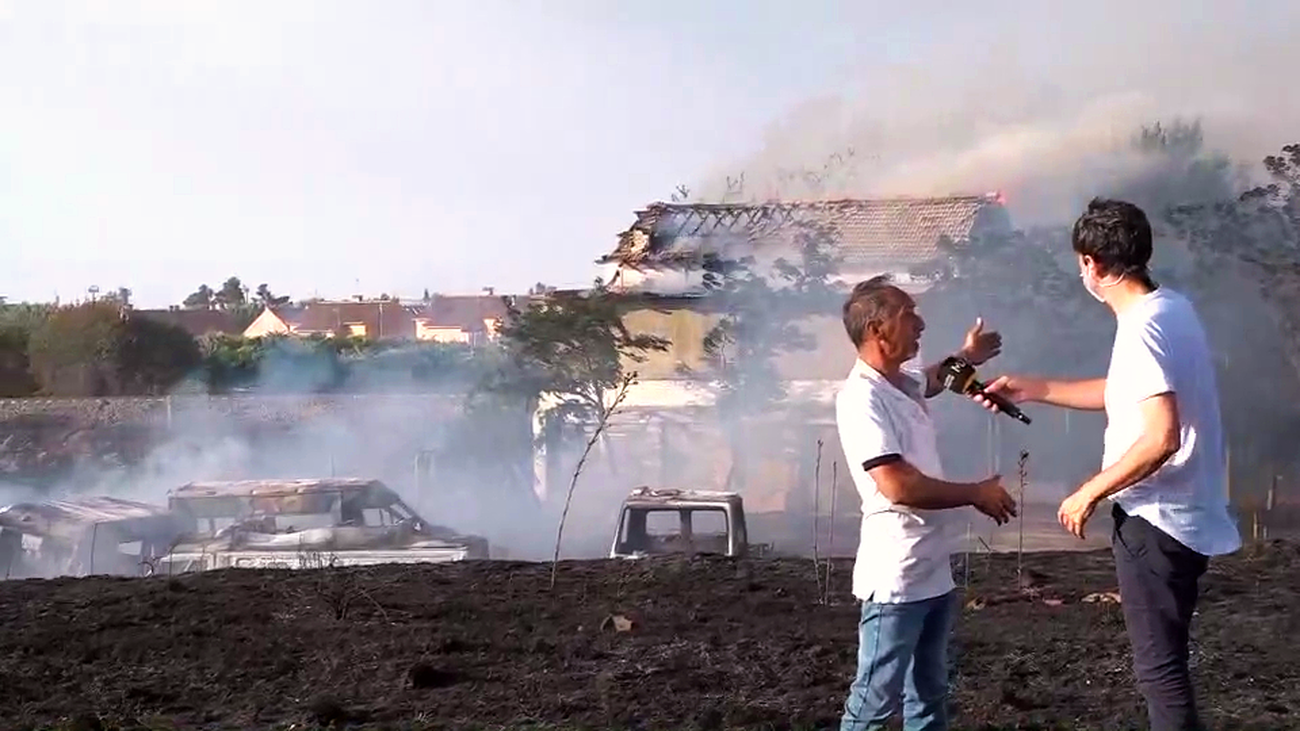 El incendio de Aranjuez está estabilizado aunque persisten focos dispersos