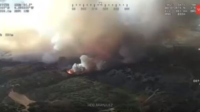 Incendio en Aranjuez: las redes sociales se llenan de imágenes impactantes