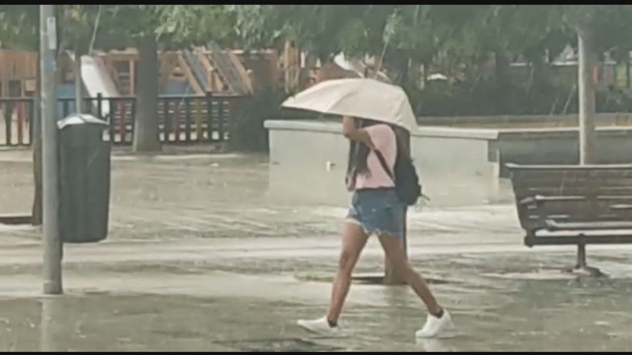 Lluvia y granizo en pleno julio sobre la región