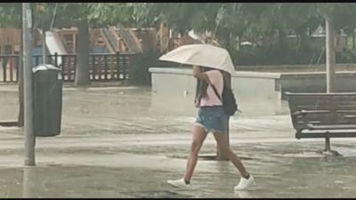 Lluvia y granizo en pleno julio sobre la región