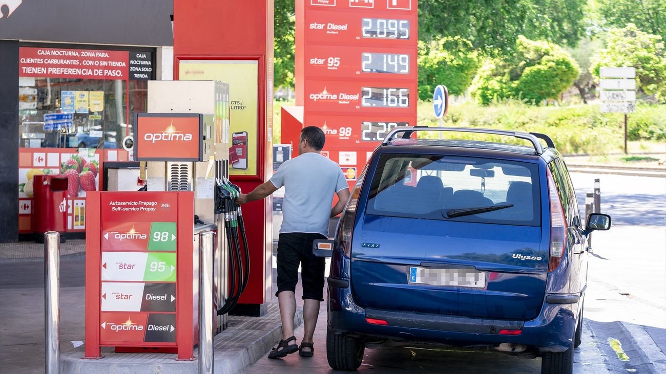 Subida de los precios de la gasolina