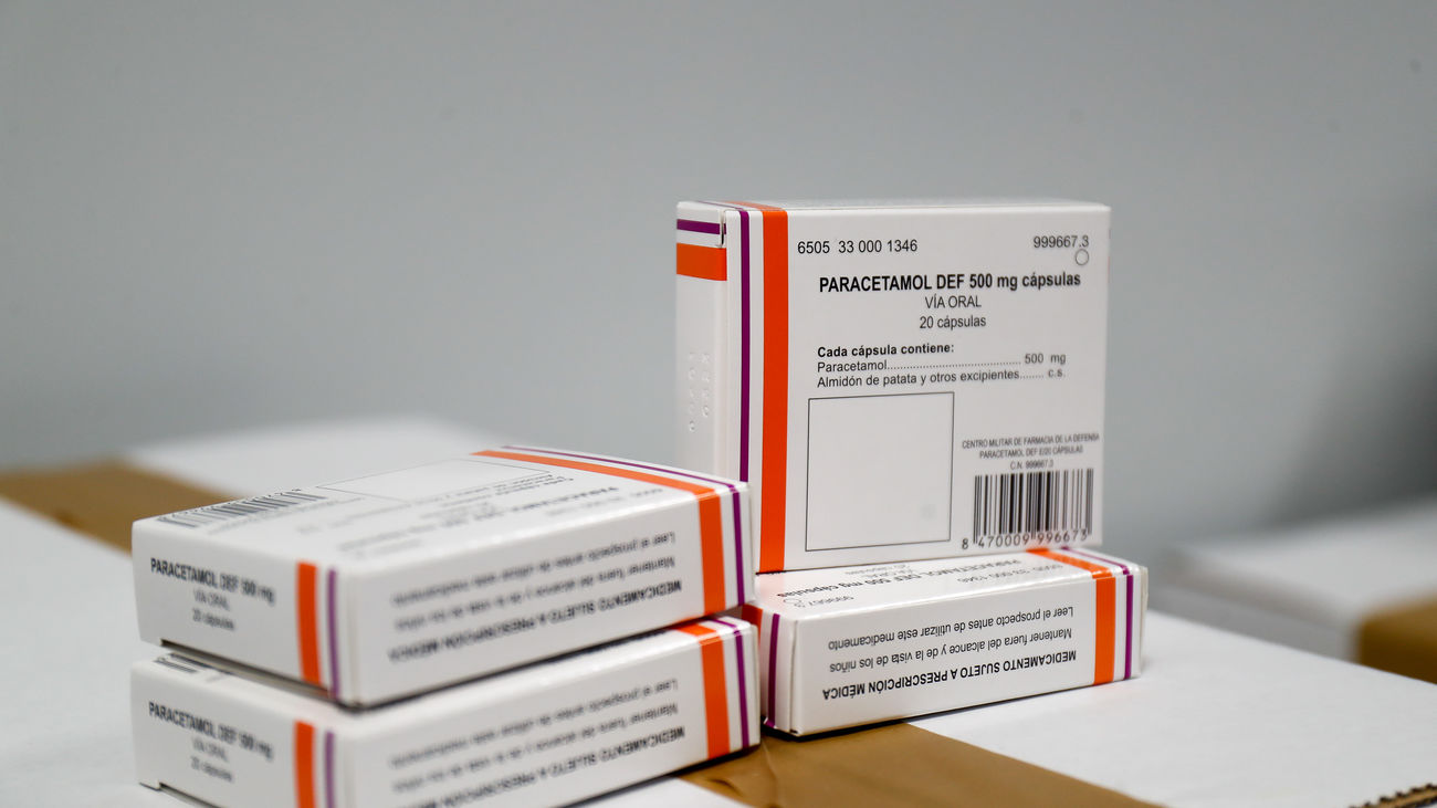 Cajas de Paracetamol