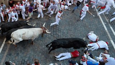 San Fermín 2022: Un toro rezagado alarga el segundo encierro hasta los 3:10 minutos
