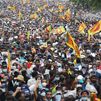 Al menos un centenar de heridos en la revuelta de Sri Lanka