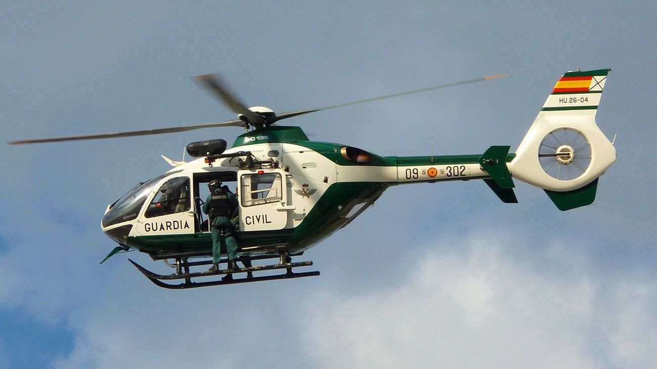 Helicóptero del servicio de rescate de la Guardia Civil GREIM