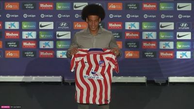 Witsel, en su presentación con el Atleti: "Ganas de conocer a la afición, pero esta vez en el lado bueno"