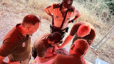 El incendio en Collado Mediano ya ha arrasado 83 hectáreas de monte