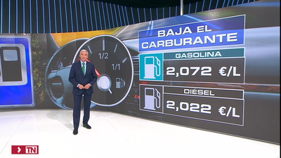 El precio de la gasolina y del diésel baja de nuevo esta semana, aunque sigue por encima de los 2 euros
