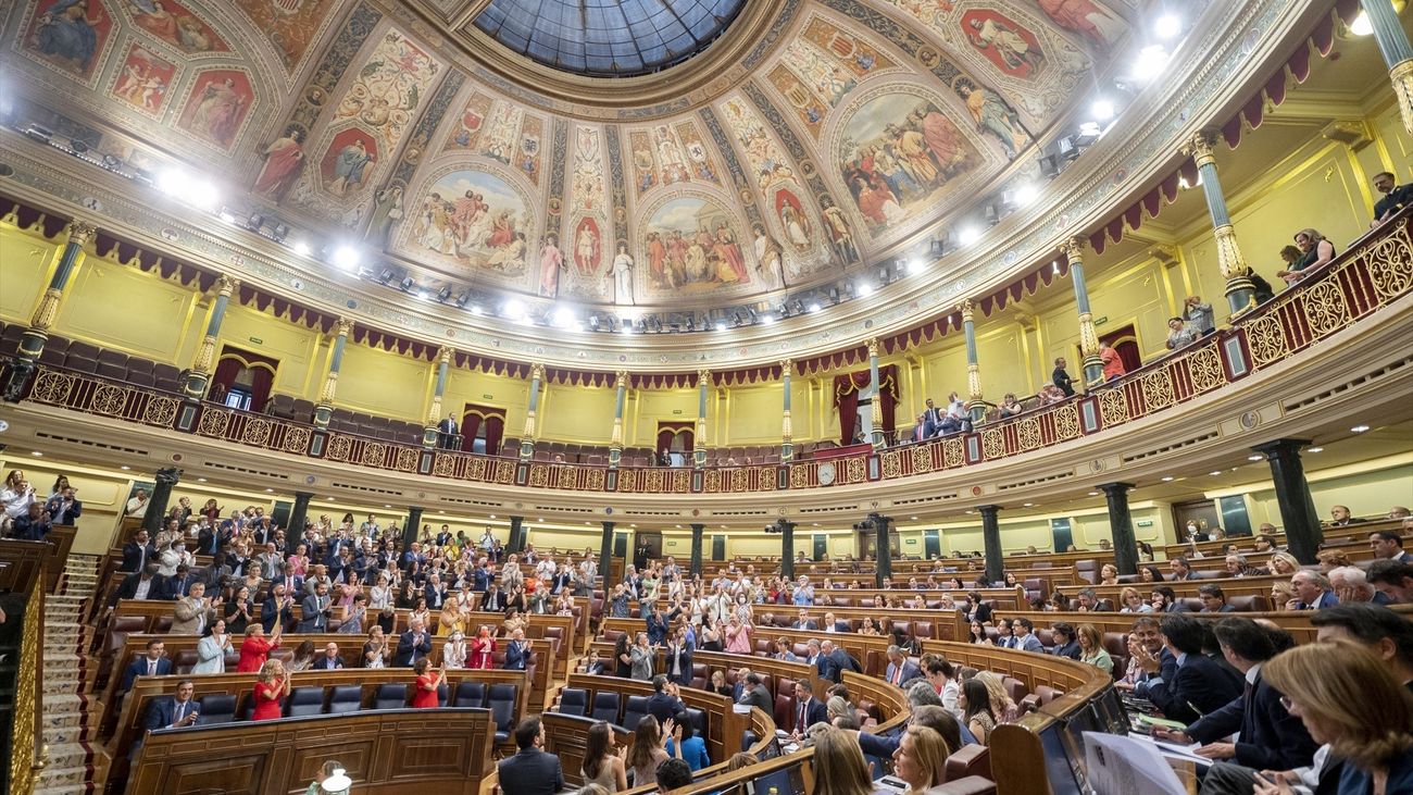 El Congreso de los Diputados durante El Debate del Estado de la Nación