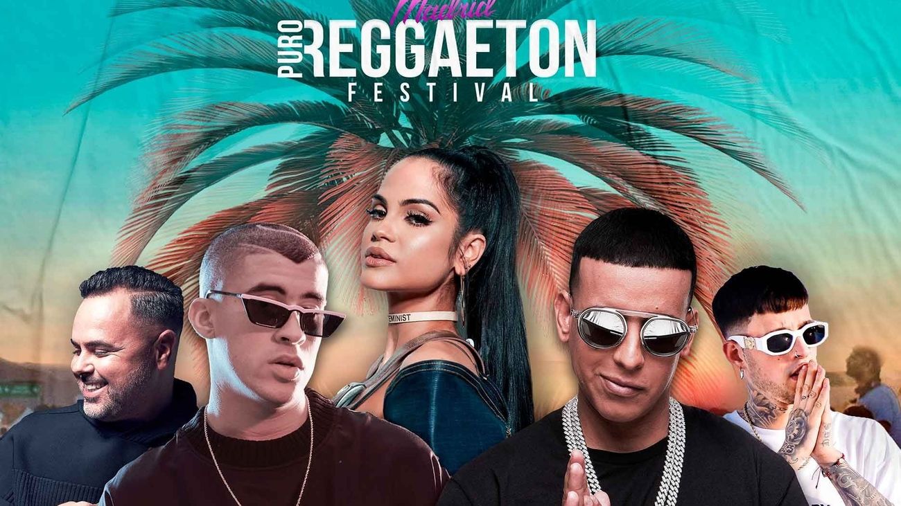 Cartel promocional del Madrid Puro Reggaeton Festival 2022