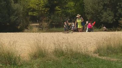 La playa de Alberche de Madrid, uno de los destinos favoritos de los madrileños para darse un baño