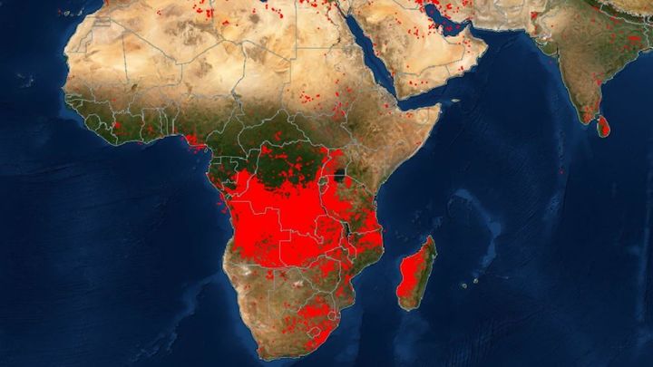 Incendios en África / NASA