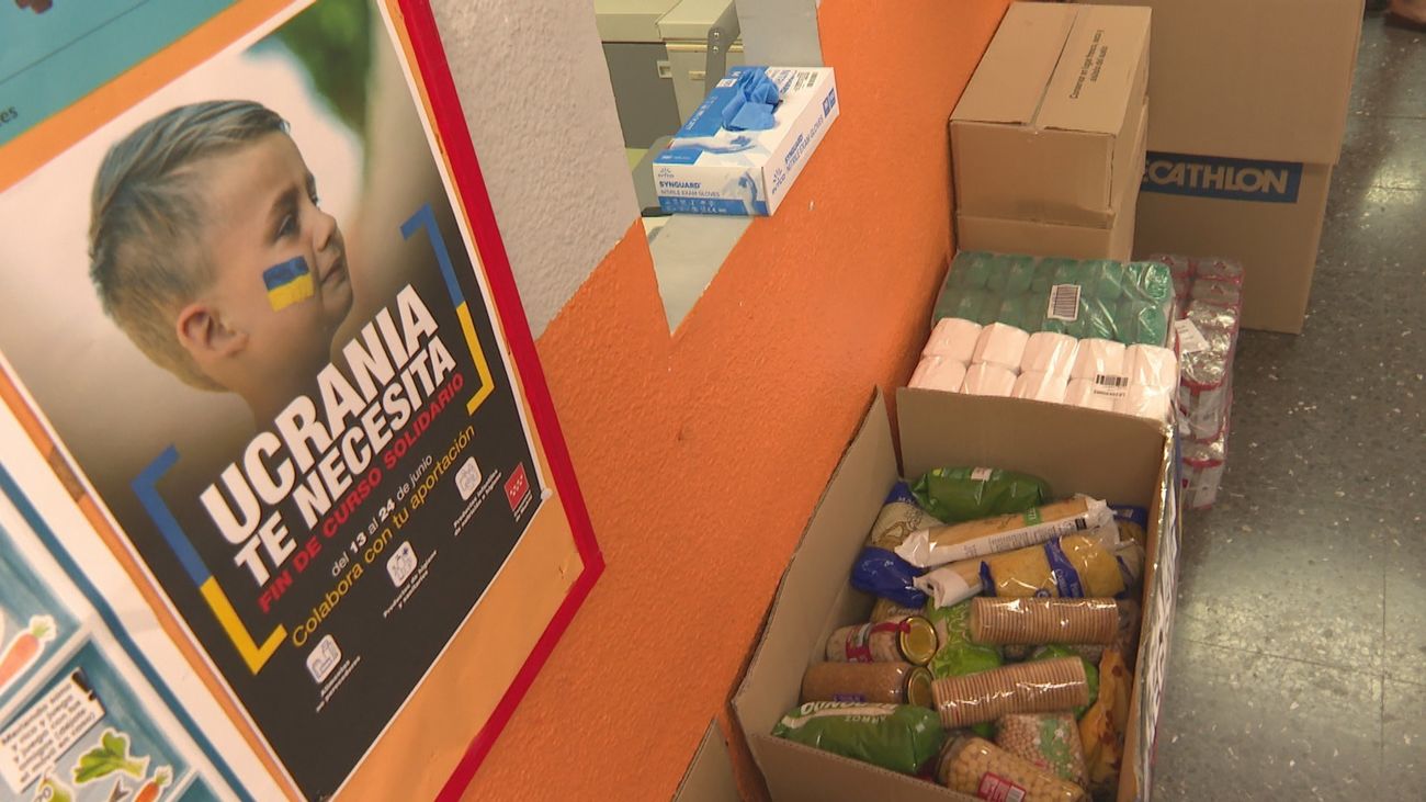 Los madrileños donan más de 800 toneladas de material  a la campaña ‘Ucrania te necesita’