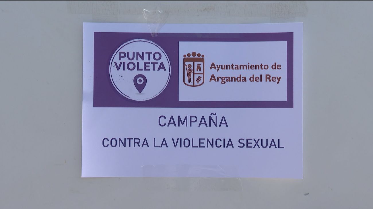 Colocan puntos violetas como medida para evitar agresiones sexuales en las fiestas patronales de Madrid