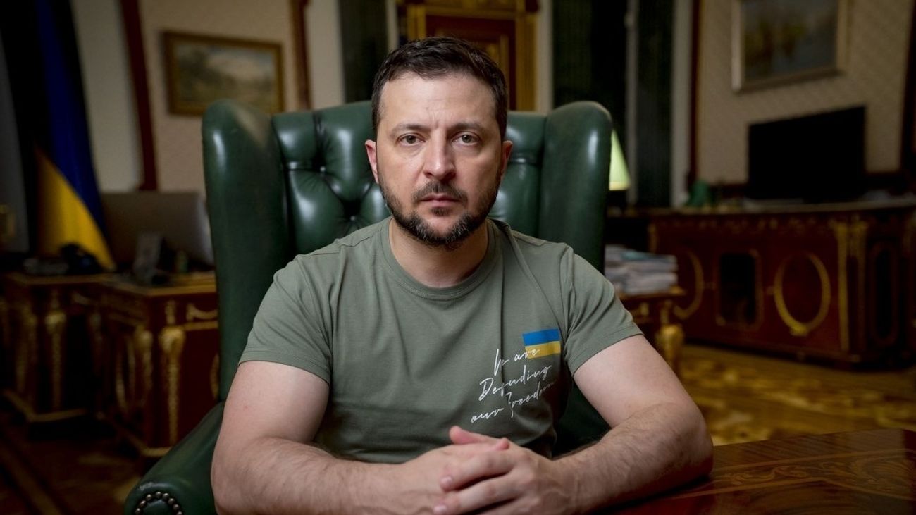 El presidente de Ucrania, Volodimir Zelenski