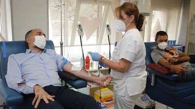 Las reservas de sangre de los grupos 0+, 0-,  A+ y B- están en alerta roja en Madrid