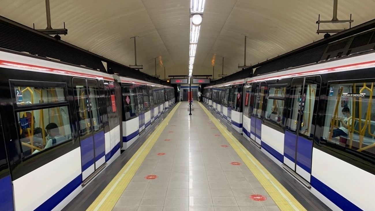 Una estación de Metro de Madrid