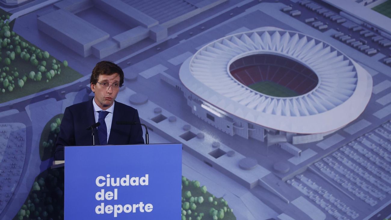 El alcalde de Madrid, José Luis Martínez Almeida, en la presentación de la Ciudad del Deporte