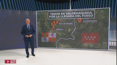 El fuego amenaza la Comunidad de Madrid por varios frentes