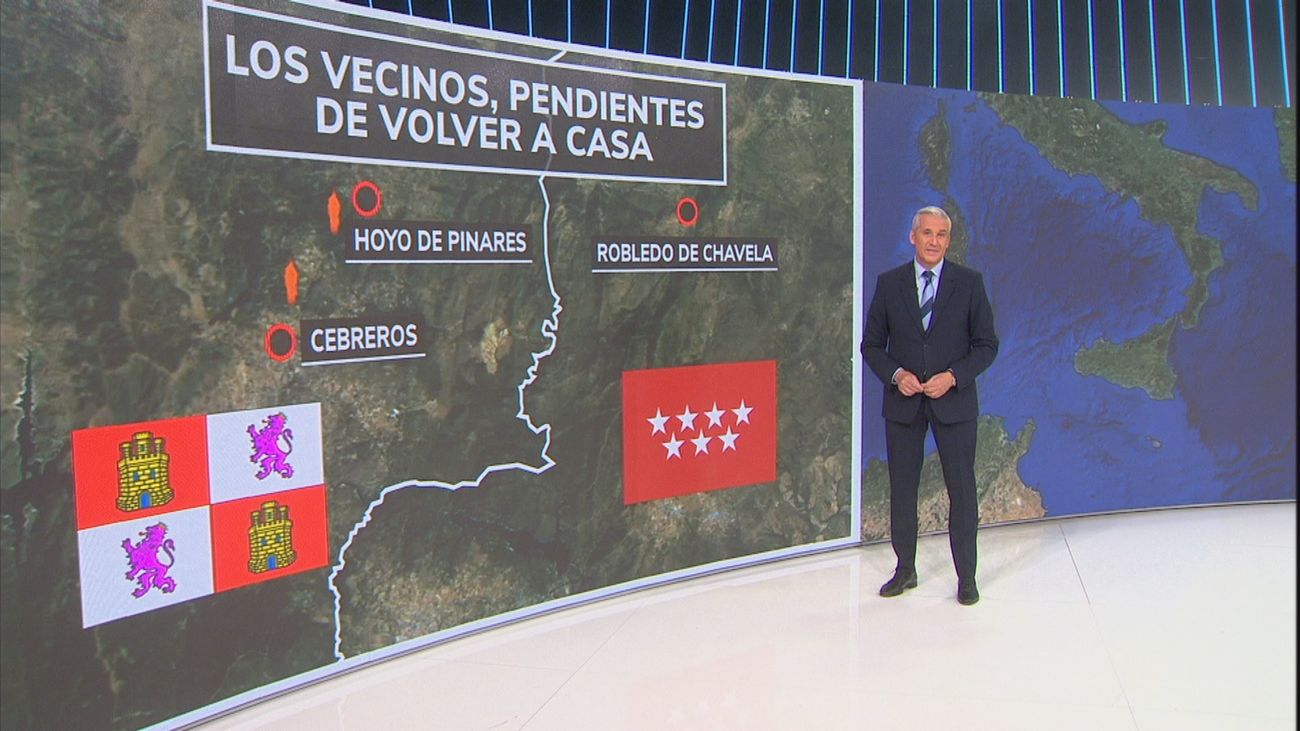 Optimismo con los incendios de Cebreros y Valdepeñas de la Sierra