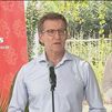 Feijóo pide más implicación: “No tenemos medios suficientes en este momento para luchar contra los incendios"