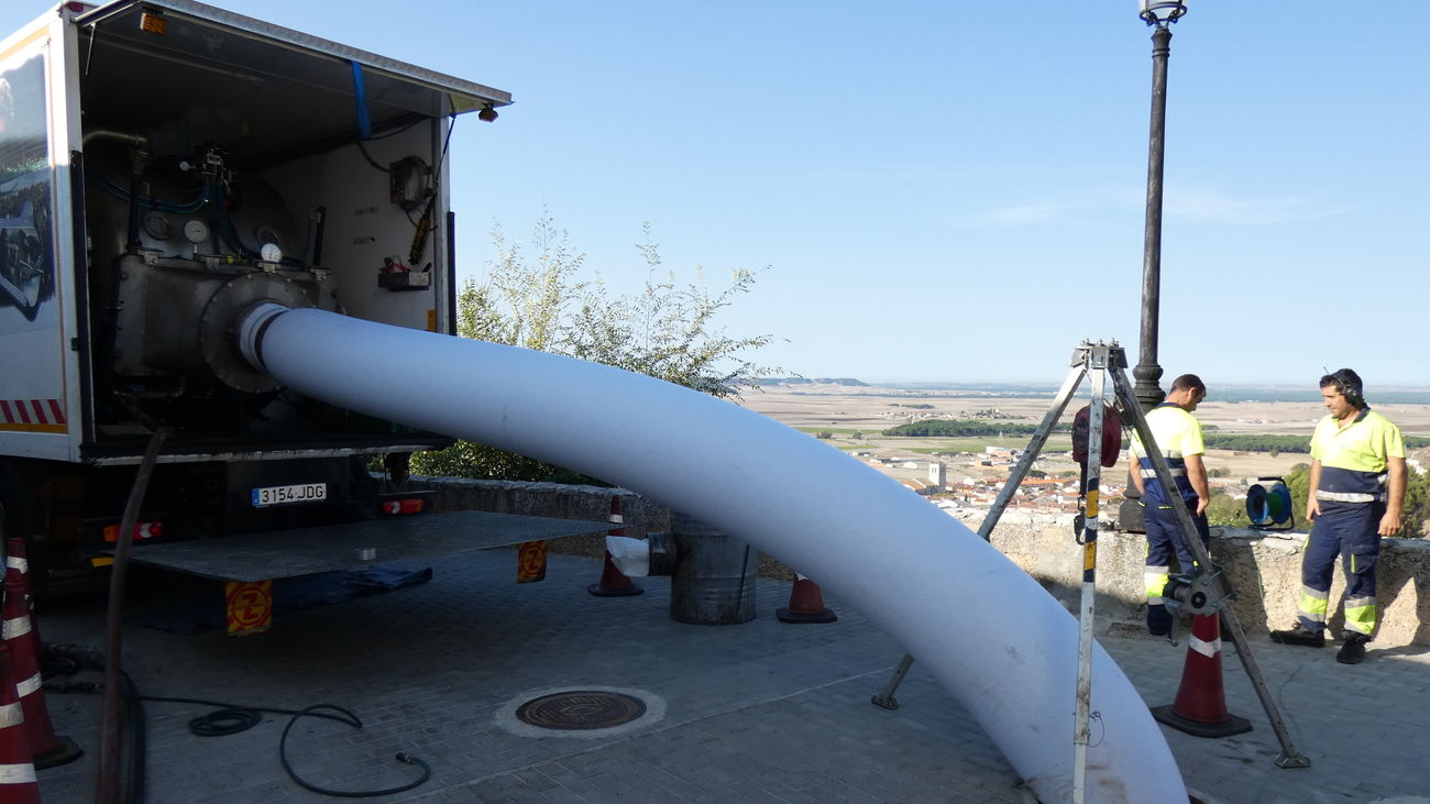 Arreglo de tubería sin zanja