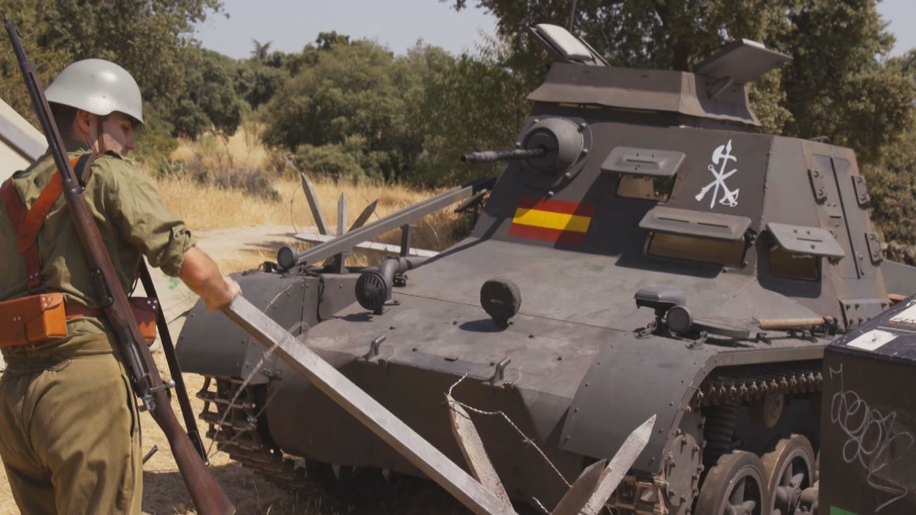 ¡Nos montamos en un tanque auténtico de la Guerra Civil!