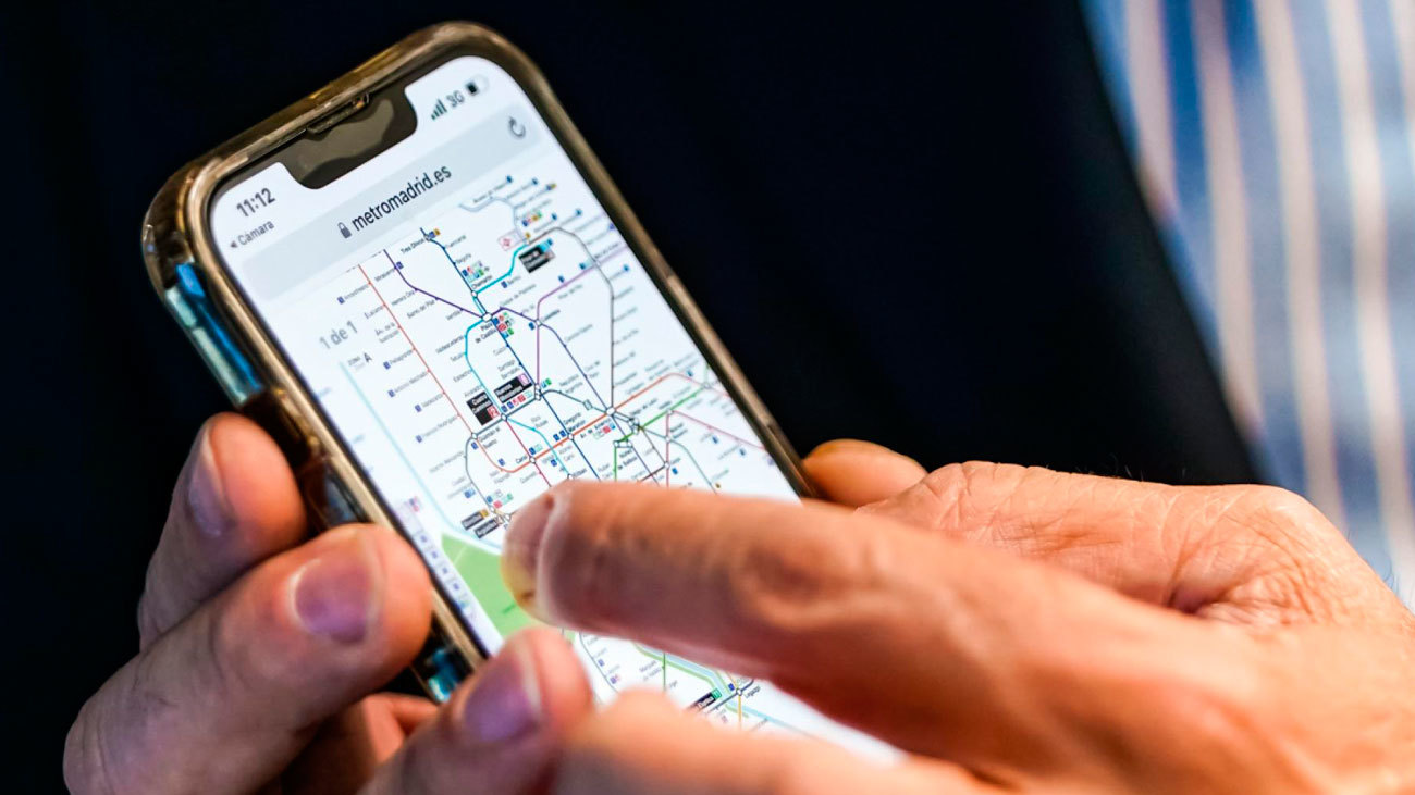 Plano del metro de Madrid Digital