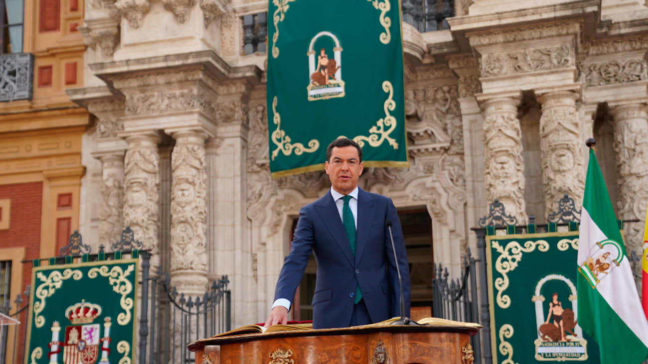 Juanma Moreno toma posesión del cargo como presidente de la Junta de Andalucía