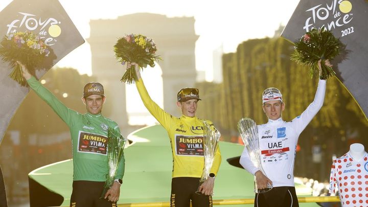 Podium del Tour de Francia 2022 / EFE