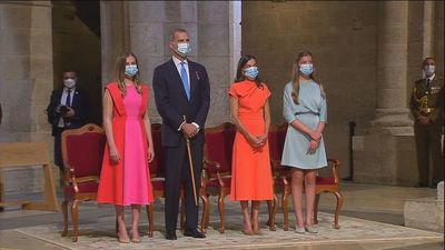 La Familia Real celebra en Galicia el día de Santiago Apóstol