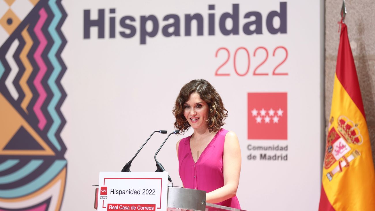 La presidenta de la Comunidad de Madrid, Isabel Díaz Ayuso,