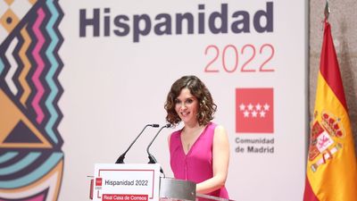 Ayuso: la estrategia de Pedro Sánchez para diluir España es "descapitalizarla"